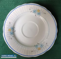 Porcelanowy spodek Włocławek PRL vintage - Obrazek 1