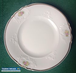 Talerz porcelana Bogucice PRL - Obrazek 1