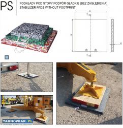 Podkład pod stopy podpór  żuraw, dźwig - Obrazek 3