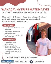 Matematyka (poprawki w sierpniu, zaległości) - Obrazek 1