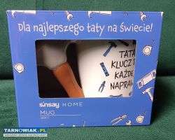 Kubek na dzień ojca Tata klucz do każdej naprawy - Obrazek 2