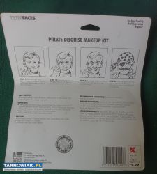 Retro zestaw do makijażu i przebrania pirata - Obrazek 2