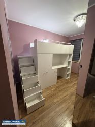 SUPER CENA Łóżko piętrowe z szafą i biurkiem - Obrazek 1