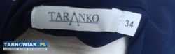 Elegancka granatowa sukienka bez rękawów Taranko - Obrazek 3