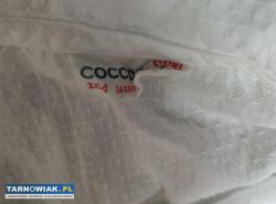 Biała bluzka z bufiastymi rękawami Coccodrillo 164 - Obrazek 3