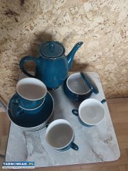 Serwis kawowy porcelana D.P.R.K PRL - Obrazek 1