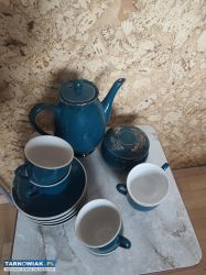 Serwis kawowy porcelana D.P.R.K PRL - Obrazek 2