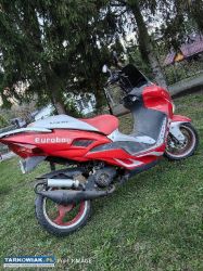 Sprzedam duży skuter Kingway EuroBoy 50cm³. - Obrazek 4