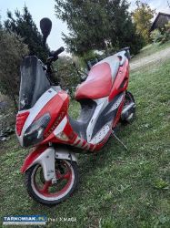 Sprzedam duży skuter Kingway EuroBoy 50cm³. - Obrazek 3