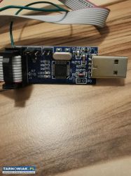 Programator Atmega 8A z taśmą używany, sprawny - Obrazek 2