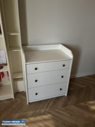 Komoda IKEA – biała, 3 pojemne szuflady – 100 zł - Obrazek 1