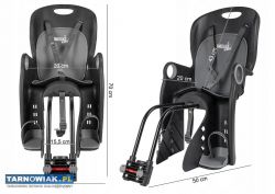 Fotelik rowerowy MalTrack do 22kg - Obrazek 4
