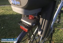 Fotelik rowerowy Hamax Zenith + Adapter bagażnik - Obrazek 4