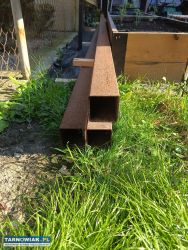 Sprzedam 3sztuki profila 80x80x3 długość 6metrowe - Obrazek 1