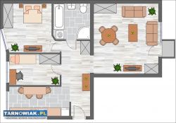 Mieszkanie do odświeżenia 65 m2 w centrum miasta - Obrazek 1