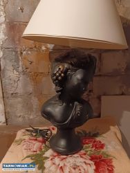 Lampa - kobieta z gronami - Obrazek 1
