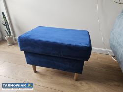 Granatowy puf - Obrazek 1