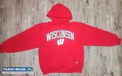 Kultowa bluza z kapturem Wisconsin Badgers vintage - Obrazek 1