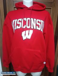 Kultowa bluza z kapturem Wisconsin Badgers vintage - Obrazek 3