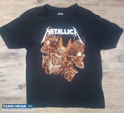 Czarna koszulka T-shirt Metallica Cropp M - Obrazek 1