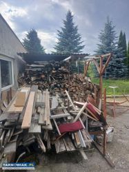 drewno opałowe twarde pocięte 2m3+ deski 2m3 - Obrazek 1