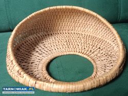 Ręcznie wyplatany koszyk wiklinowy dekoracja boho - Obrazek 2