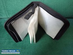 Retro czarne etui tekstylne Arkas na 24 płyty cd - Obrazek 2