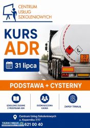Kurs adr - już 31 lipca - Obrazek 1