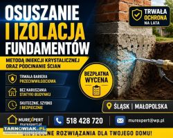 Osuszanie budynków, izolacja fundamentów, iniekcja - Obrazek 3