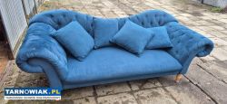 Sofa Black Red White - Obrazek 1