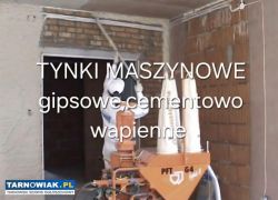 Tynki maszynowe gipsowe cementowo-wapienne - Obrazek 1