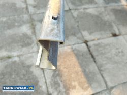 Słupki ogrodzeniowe metalowe ocynkowane 2.6 m - Obrazek 3