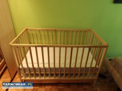 Łóżeczko 120x60 +materac - Obrazek 1