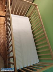 Łóżeczko 120x60 +materac - Obrazek 2