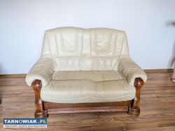 Sofa skórzana 3 osobowa, 2 osobowa + fotel - Obrazek 2