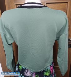 Zielona bluza sportowa 67 You are loved N 152 - Obrazek 3