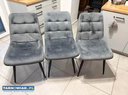 CHIC krzeslo welurowe 3szt - Obrazek 2