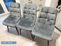 CHIC krzeslo welurowe 3szt - Obrazek 1