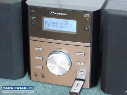 Wieża Pioneer pilot CD USB mp-3 AUX kolumny sprawn - Obrazek 3
