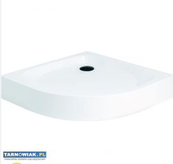 Brodzik nowy że stelażem 90x90 półokrągły. - Obrazek 1