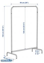 Wieszak na ubrania Ikea - Obrazek 3