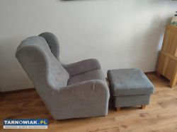 Fotel uszak z podnożkiem - Obrazek 2