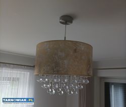Lampa kryształki salon przedpokój sypialnia - Obrazek 2