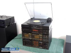 Wieża stereo Sansui z gramofonem korektor AUX. DOS - Obrazek 1