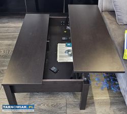 Ława stolik czarny 115x70 podnoszony IKEA - Obrazek 1
