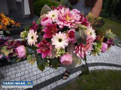 Kompozycje kwiatów tarnów duże piękne - Obrazek 4