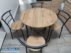 stół jysk z krzesłami - Obrazek 2