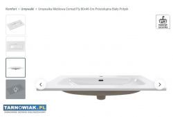 Umywalka meblowa nowa 80x46 - Obrazek 2