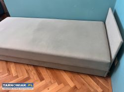 Sprzedam łóżko jednoosobowe / tapczan z oparciem - Obrazek 2