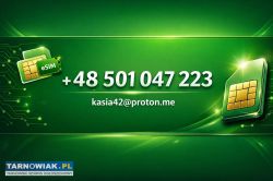 Karta SIM z rejestracją Tarnów – kontakt 501047223 - Obrazek 1